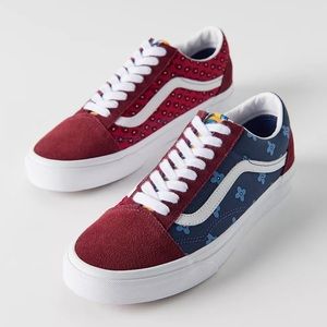 Vans Old Skool Mixed Tie Print Multicolor Sneakers Women’s 7.5